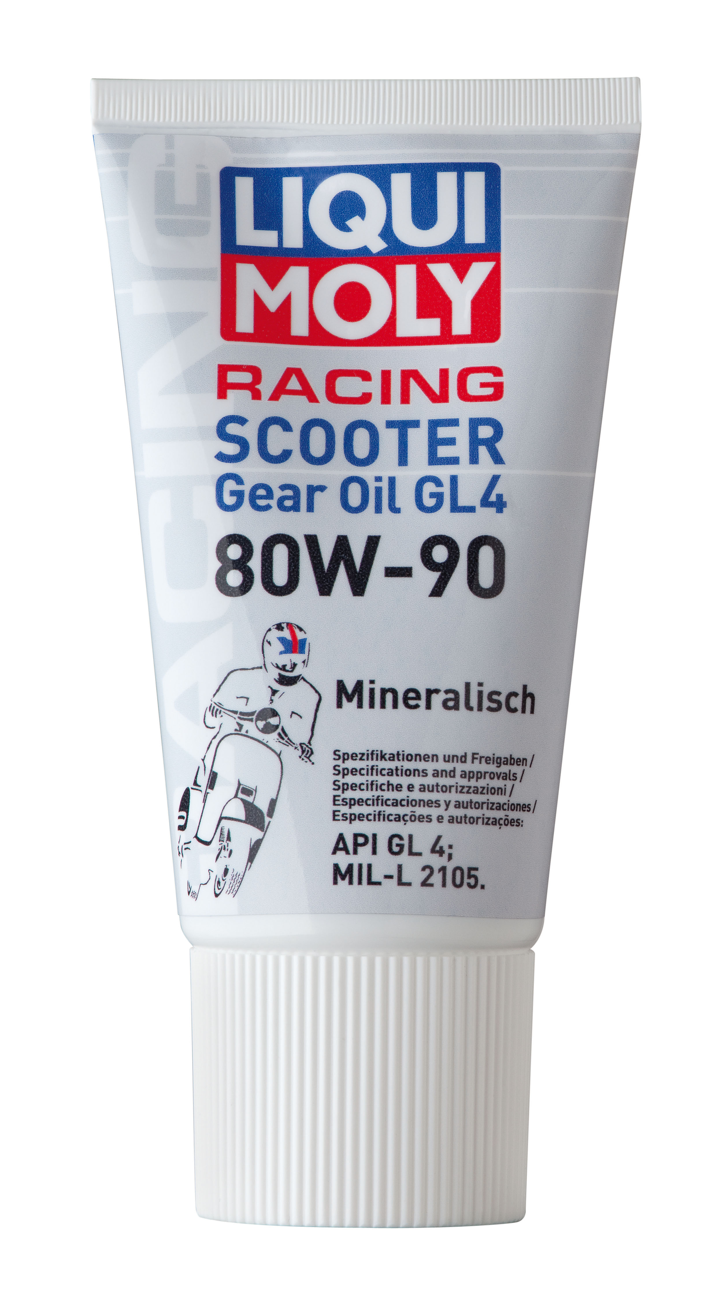 Купить Liqui moly 1680 Трансмиссионное масло для скутеров Racing Scooter Gear Oil  SAE 80W-90