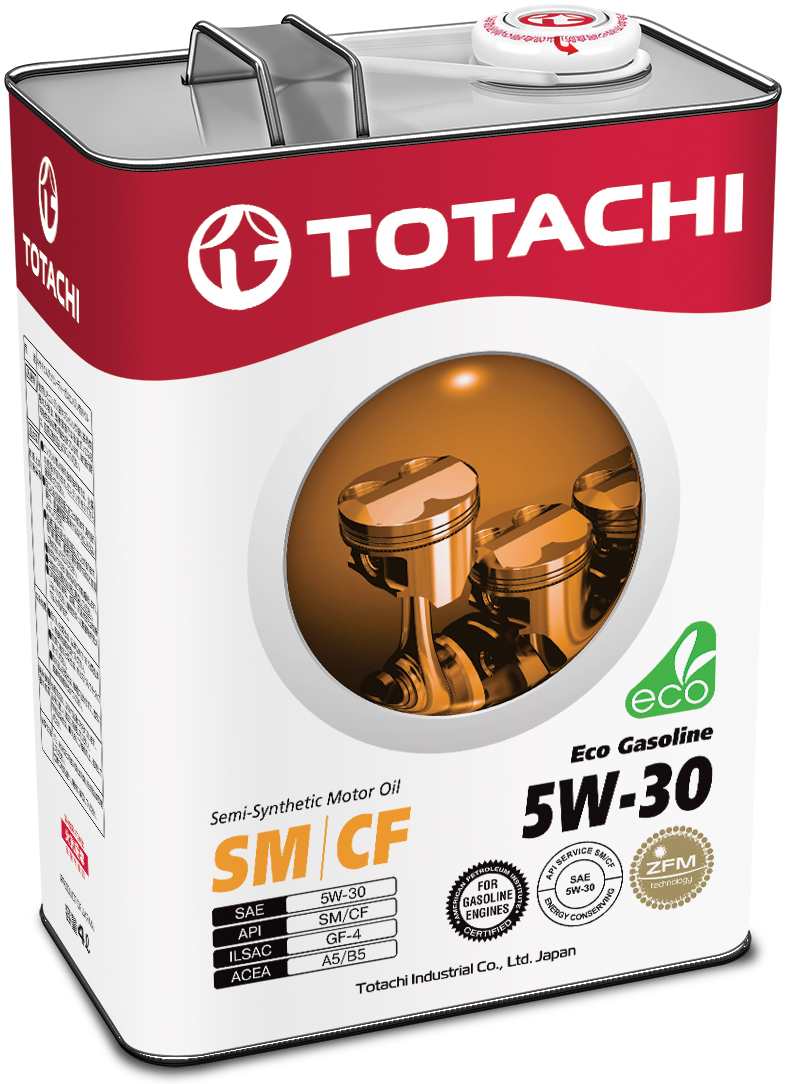 Купить Totachi 4562374690356 Eco Gasoline Semi-Synthetic SM/CF 5W-30, 4л