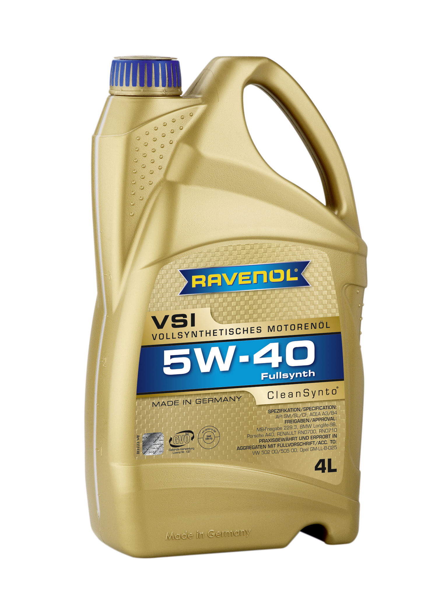 Купить Ravenol 4014835765498 VSI SAE 5W-40 ( 4л) new