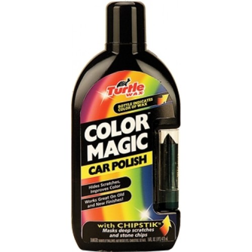 Купить Turtle wax 374TW Цветообогащеная полироль с восковым карандашом (черная) 473 мл.